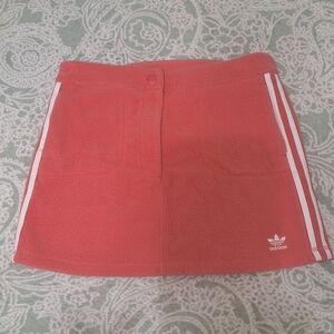 Adidas Prime Green Pink Fleece Skirt M